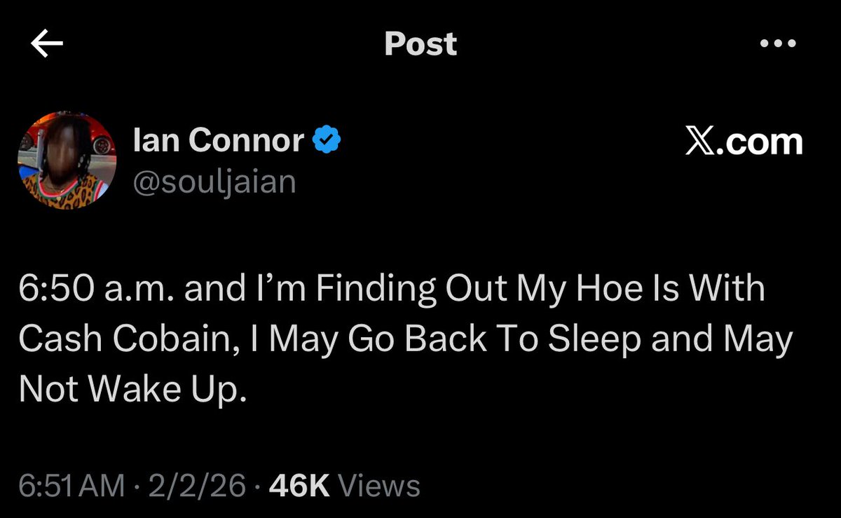 magnumdong1992's tweet photo. Cash Cobain  has her SCREAMING. 

Please don’t wake up ever again lol https://t.co/8xvt9utdVd