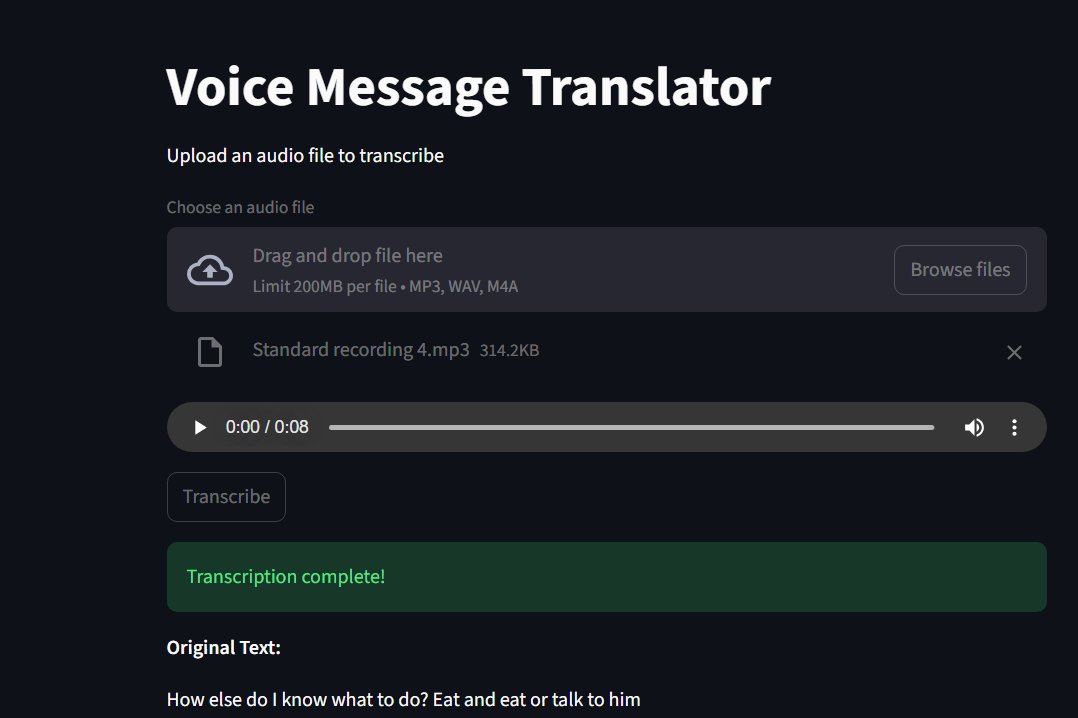 zayedansari2004's tweet photo. -> Started building voice message translator today

-> Whisper STT base model is working now
-> Output isn't great yet but the pipeline works

And yeah I'm going to make it work!!!
It's just the start have to make a lot of changes in the way

https://t.co/eFYkT2PZPW https://t.co/PHxitxpS8E