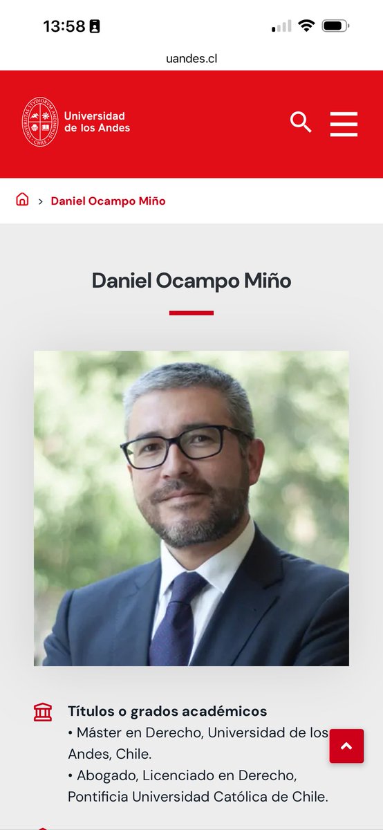 <a href="/Doca_dom/">Daniel Ocampo M.</a> La <a href="/uandes/">UANDES</a> sabe que hostigas a mujeres por Tuiter ??