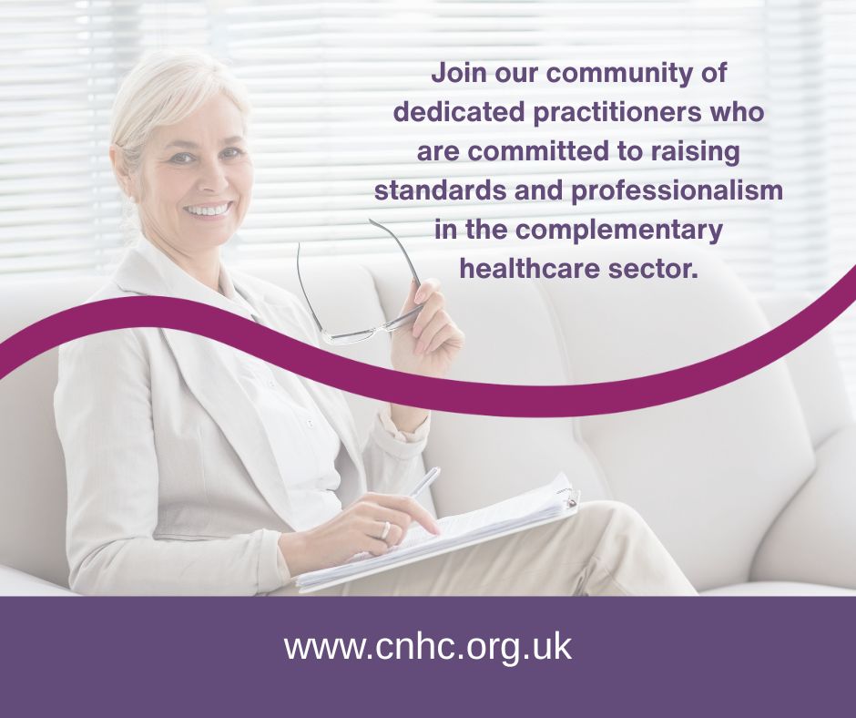 CNHC_UK's tweet image. Register with CNHC and join our community of dedicated practitioners who are committed to raising standards and professionalism in the complementary healthcare sector: ow.ly/jyzf50Y7Ijb #StandUpforStandards #AccreditedRegister #complementarytherapy #TrustedPractitioners