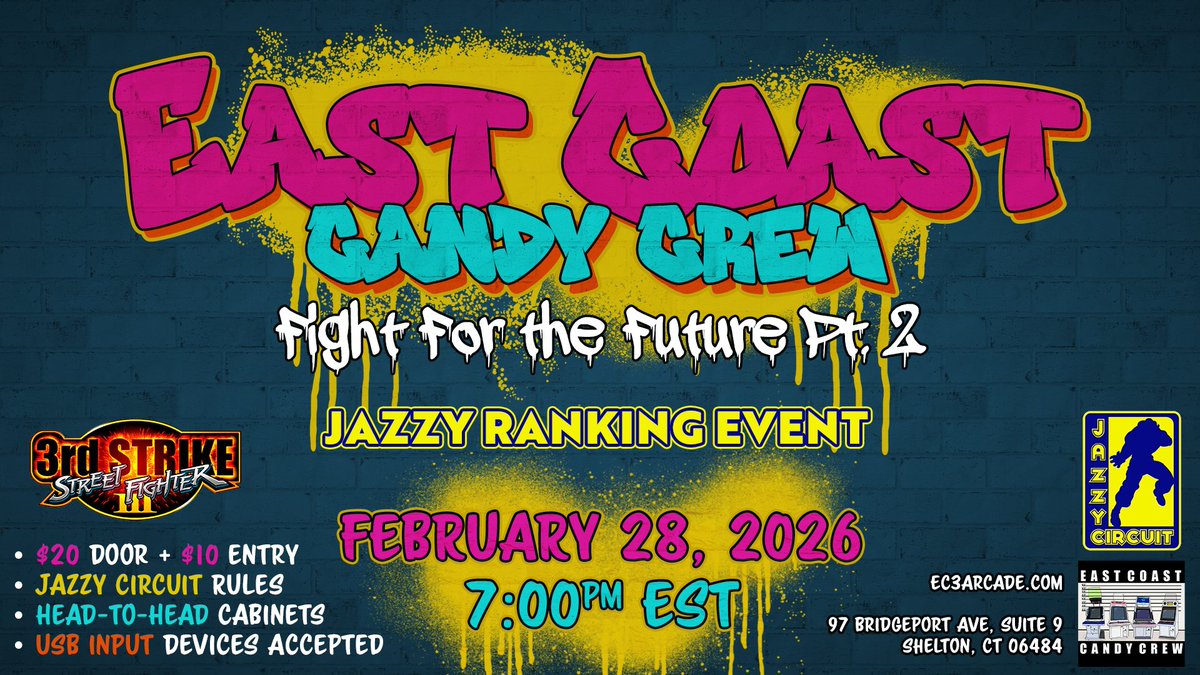 FFTF2 is coming up! Fresh off the hype of an ammazing FFTF1, We are coming back bigger and better with another 3S <a href="/TheJazzyCircuit/">Jazzy Circuit</a> ranking event! SPECIAL PRIZE for this one includes SF3 Deluxe OST vinyl box set! Register now at  share.google/8LQIqm1CUe850a…