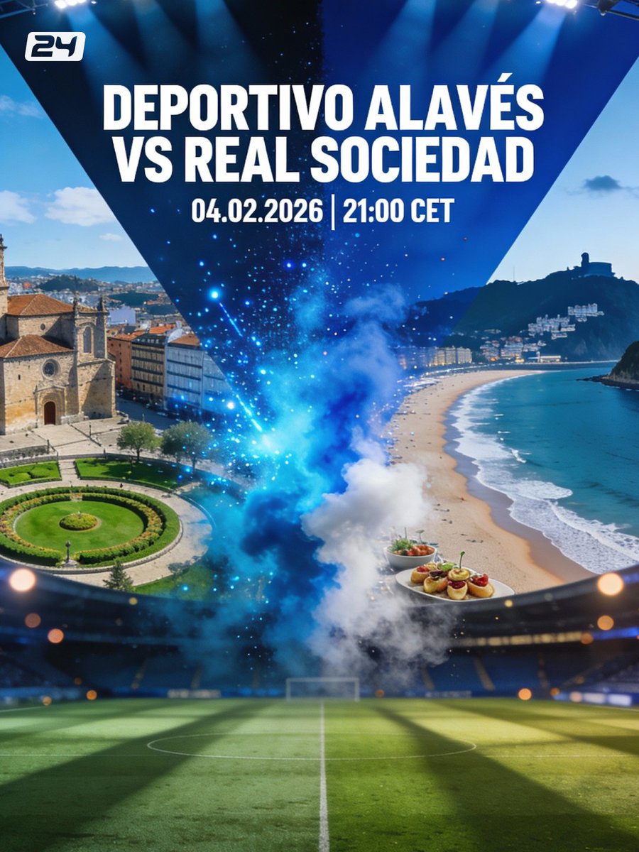Futbol24com's tweet image. Basque Derby in Copa del Rey Quarterfinal!
El Glorioso (14th in La Liga) host La Real (10th) - first Copa QF meeting ever

Can Alavés maintain their clean sheet streak or will La Real break through? 🏆
#CopaDelRey #Alavés #RealSociedad
