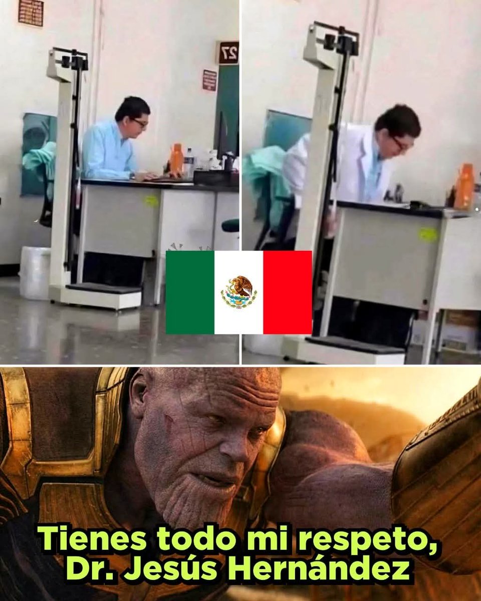 Por que lo bueno también se comparte. 

Información de Filosofía Inculta.

NO SÉ QUIÉN SEA, PERO SE GANÓ EL RESPETO DE TODOS 👏❤️

DE PIE ANTE EL DR. JESUS HERNÁNDEZ

Una usuaria contó en redes lo siguiente:
💬 Hoy en la Clínica 3 del IMSS, en Guadalajara, presencié algo que rara