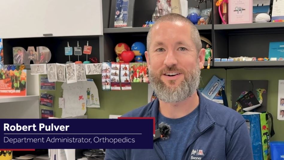 Excited to share a glimpse into what "Another Banner Day" means to our team! Robert Pulver, Administrator for Orthopaedic Surgery, offers his perspective on the impact of our work. It's moments like these that remind us why we do what we do. 

player.vimeo.com/video/11568922…