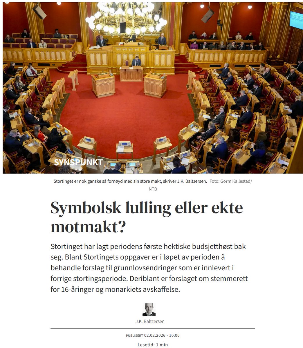 Jeg deklamerer om motmakt i anledning grunnlovsforslag om statsformen. 🔗👇
#demokrati #monarki #republikk