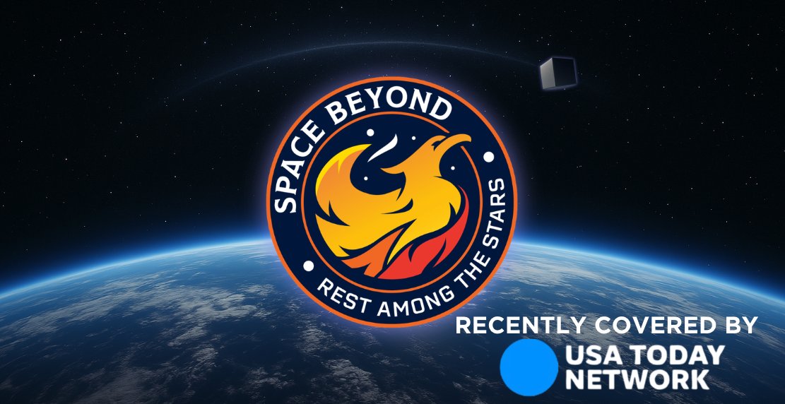 Ashes_to_Space's tweet photo. Proud to see Space Beyond featured in @USATODAY.

Onward to orbit!

https://t.co/pbLMT3T1vz https://t.co/Zs5kRnyP0h