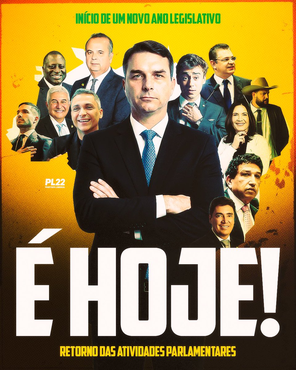 Começa hoje um novo ano legislativo para o Congresso brasileiro! 

Senadores e deputados da direita, escolhidos um a um pelo povo, estão prontos para um 2026 de muito trabalho, com novos projetos e investigações, além da continuidade do que já vinha sendo construído.

Desejamos