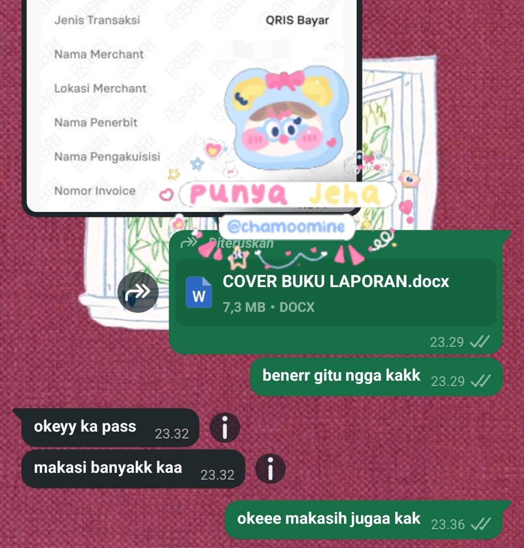 chamoomine's tweet image. testiww joki rangkum jurnal eng-ind, soal pajak, buat tabel, penomoran dan rapihin daftar isi