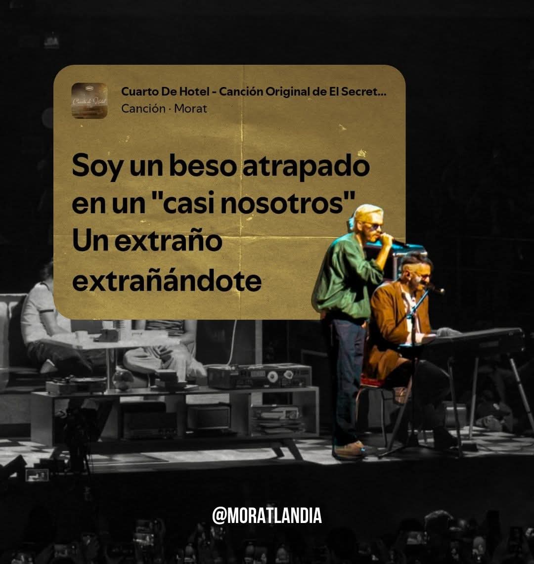que ganotas de que morat meta 'cuarto de hotel' al setlist del yem tour