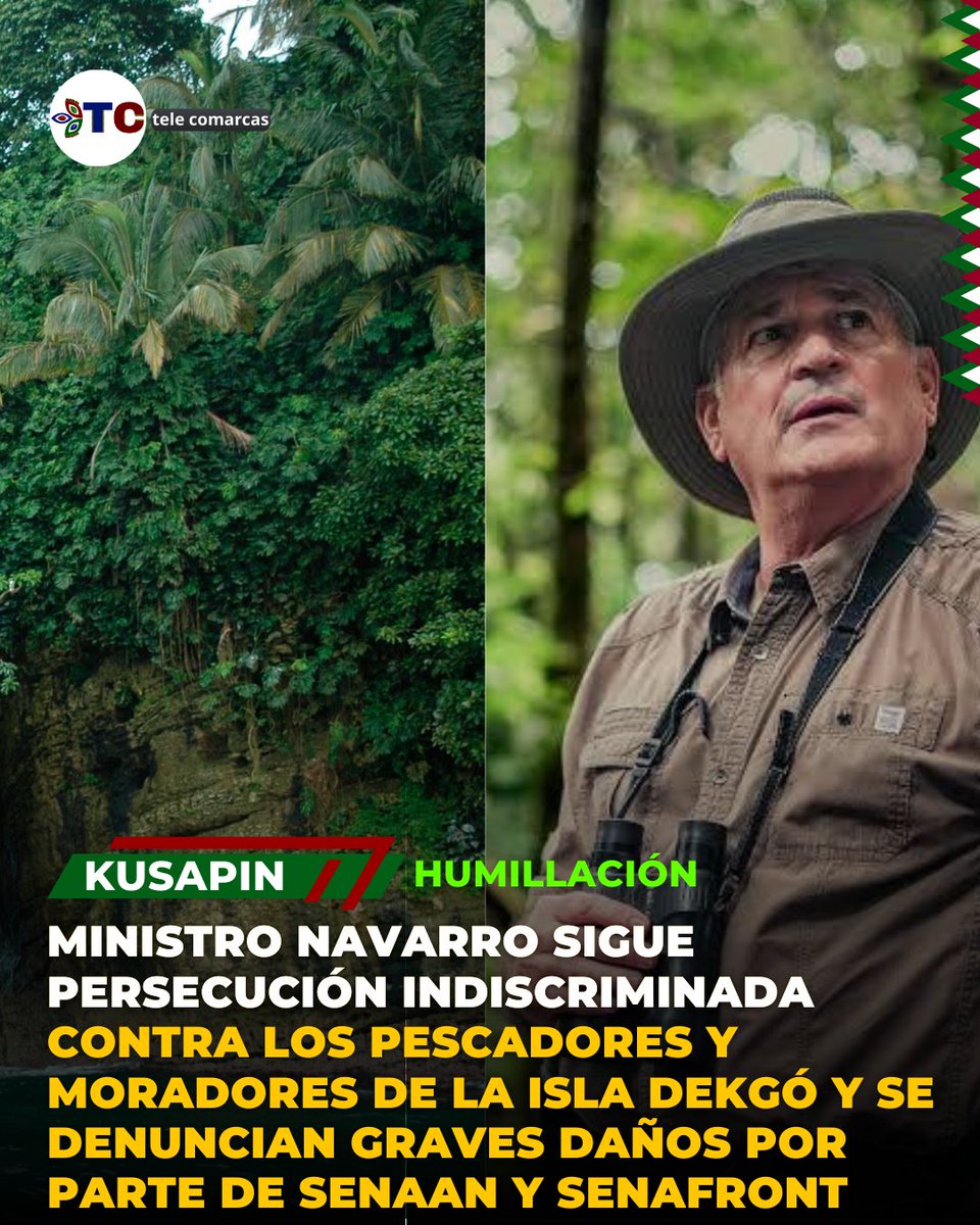 Moradores del distrito de Kusapin y autoridades de la comarca Ngabe Buglé denuncian persecución y declaran que no van a seguir con esta humillación, ya han dado bastante tiempo para la mesa de diálogo y solo se sigue persiguiendo a los moradores según dijeron los residentes.