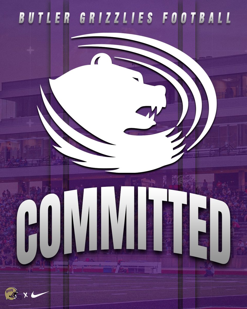 RomanMille1548's tweet photo. After careful consideration I have decided to commit to Butler Community college! 🟣⚪️. Thank you to my family, friends and the Lord for helping me be here. @ButlerGrizzlies @BobcatFB https://t.co/4FlOkUfJAb