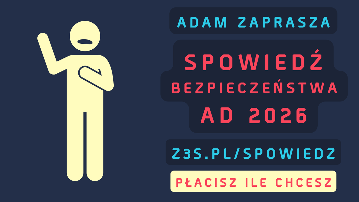 ZaufanaTrzeciaStrona @zaufanatrzeciastrona@infosec tweet media