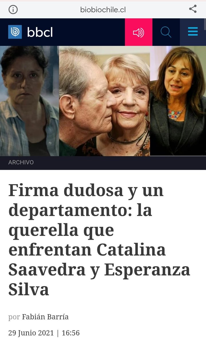 XimedeChile's tweet image. Recuerdo cuando Esperanza Silva (según ella a través de Chile actores) se quedó con el departamento de Alejandro Sieveking.
