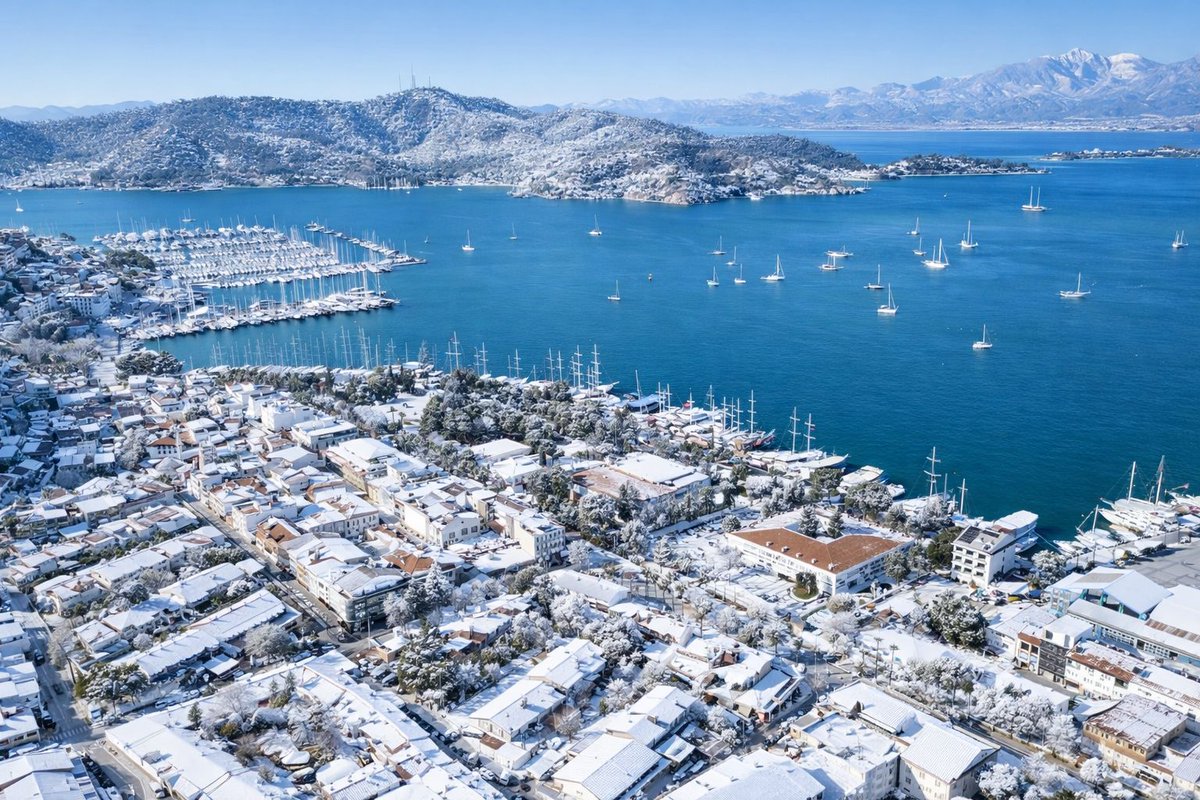 Let is snow 😄 Here is how #Fethiye woud look dressed in white 😄 Thanks to AI ❄️❄️❄️
Photo credit Salih Arsal @ Facebook
traveltofethiye.co.uk