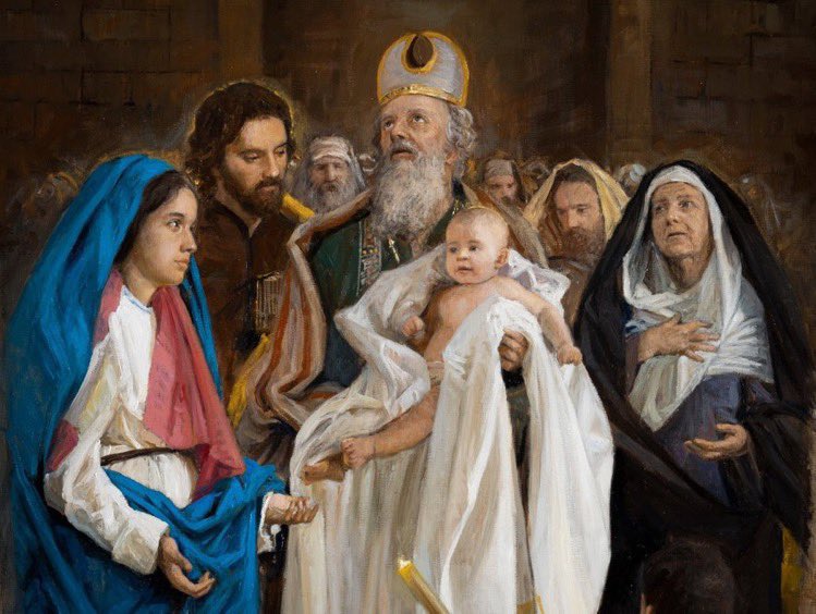 FeEspana's tweet photo. Hoy, 40 días después de #Navidad🎄 celebramos la Fiesta de la #PresentacióndelSeñor.
#Jesús fue llevado al Templo por #María y #José, convirtiéndose en el encuentro con el pueblo creyente y gozoso.
Así se manifestó como #luz🕯 para alumbrar a las naciones y gloria de su pueblo. https://t.co/jieTy9fFK3