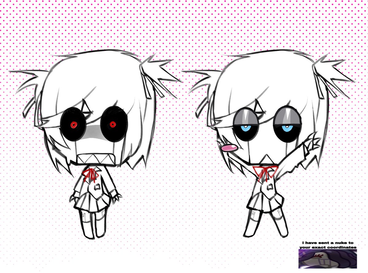 CINDERISHERNAME's tweet image. #QTmod #inhuman #inhumanmod #brutalitylabs #QTfnf #Yamafnf #KBfnf #Ameliafnf hi their names are soul eaters except the big evil scary robot his name is princess