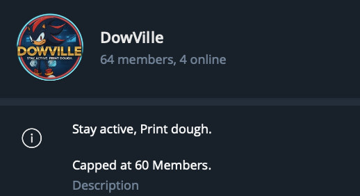 This is the result of a private group that actually works together and everyone can FULLY trust each other.

I made <a href="/DowVilleFNF/">Dowville</a>  cause I knew my value and didn't like the mafia-like dynamic in all the other private groups.

We're all trenchers but the difference is we work for