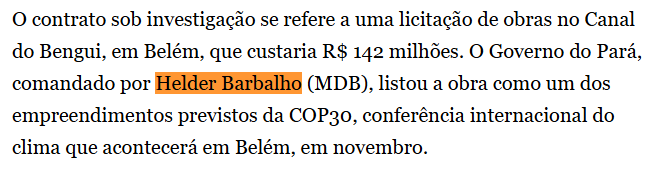 Mais um caso dos Ministros do STF mais imparciais da República (faltou um que deve estar escondido devido às últimas repercussões do Banco Master). 

Mas sabe o que é curioso? É que Flávio Dino é relator do caso de CORRUPÇÃO de Helder Barbalho na COP30!