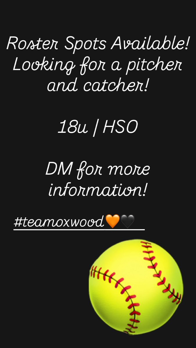 Ox Wood Softball tweet media