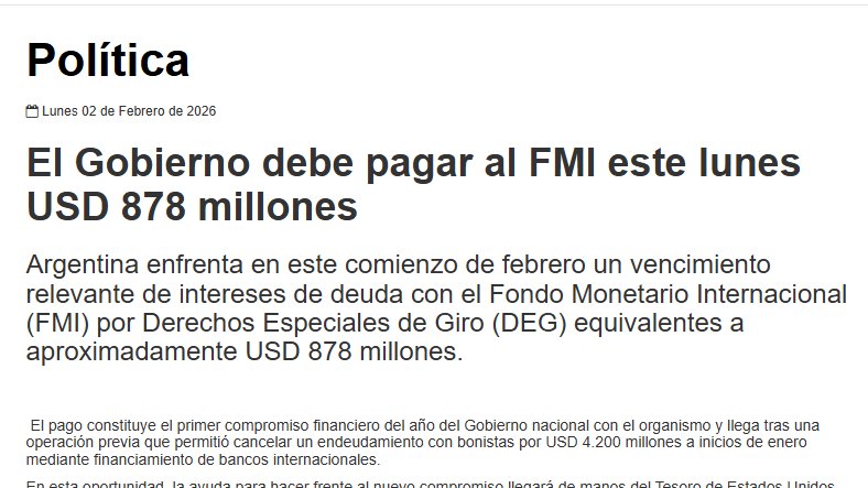lucabonfante_'s tweet image. Hoy Argentina pagó al FMI una cuota equivalente a 6 presupuestos anuales del Hospital Garrahan.