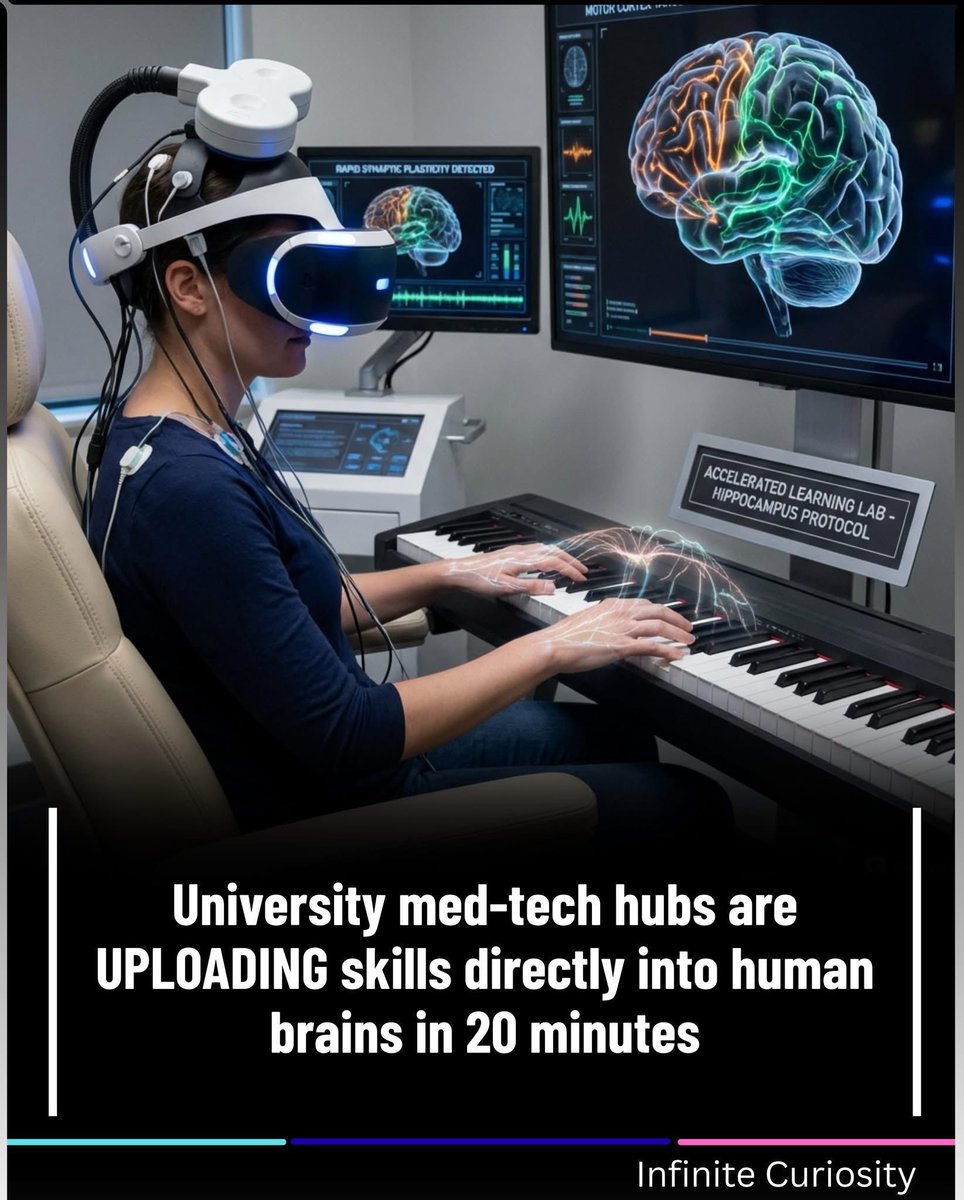 ANINDA ÖĞRENME TEKNOLOJİSİ Mİ?

Hızlandırılmış öğrenme merkezlerinde biyolojik bir mucize yaşanıyor.

Araştırmacılar, transkraniyal manyetik uyarım (TMS) ile sanal gerçekliği birleştirerek; piyano çalma, yabancı dil kelime bilgisi ve dövüş sanatları hareketleri gibi prosedürel