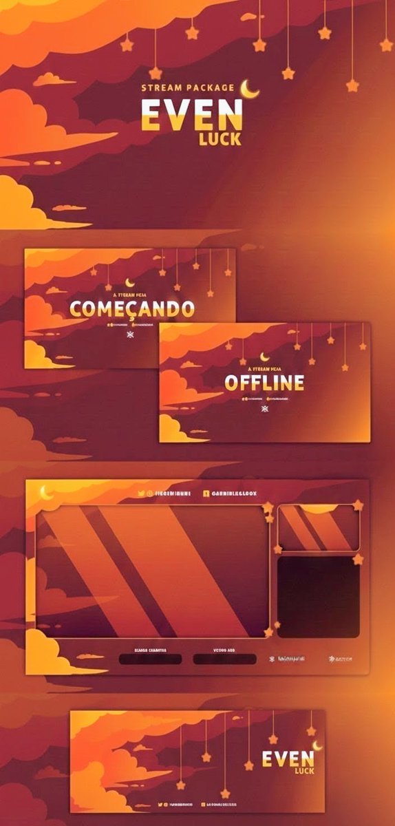 EvenLock2048's tweet photo. I’m so in love with the new look! Switched over to these warm sunset vibes. Say hello to the EVEN LUCK era! 🌅🌙

Rate the new overlay from 1-10! 👇
#EvenLuck #Streamer #NewOverlay #SunsetVibes #Gaming #Vtuber #Vtuberartist https://t.co/EmCs7dDlLd
