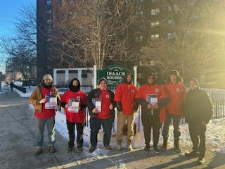 Thank you to our Members and Officers who took the time to continue our campaign at the Isaacs Houses, informing NYCHA residents about the Preservation Trust and its impact on their community. #UnionStrong #NYCHA