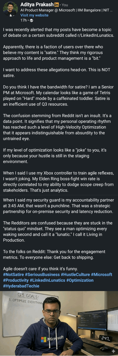 LinkedIn Lunatics tweet media