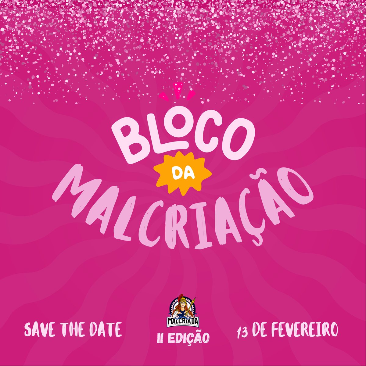 malcriadaufg's tweet photo. O carnaval universitário já tem nome, lugar e energia certa: vem aí o Bloco da Malcriação 🖐️🎉
O bloquinho da Malcriada, feito pra quem cria, bagunça e transforma tudo em festa 💙💗

📍 Inferninho da ASSESGO

🎟️ vendas 5 fev 
📆 save the date 13 fev

Ingressos com @eliaskaufmann4 https://t.co/63Tup0JkjL