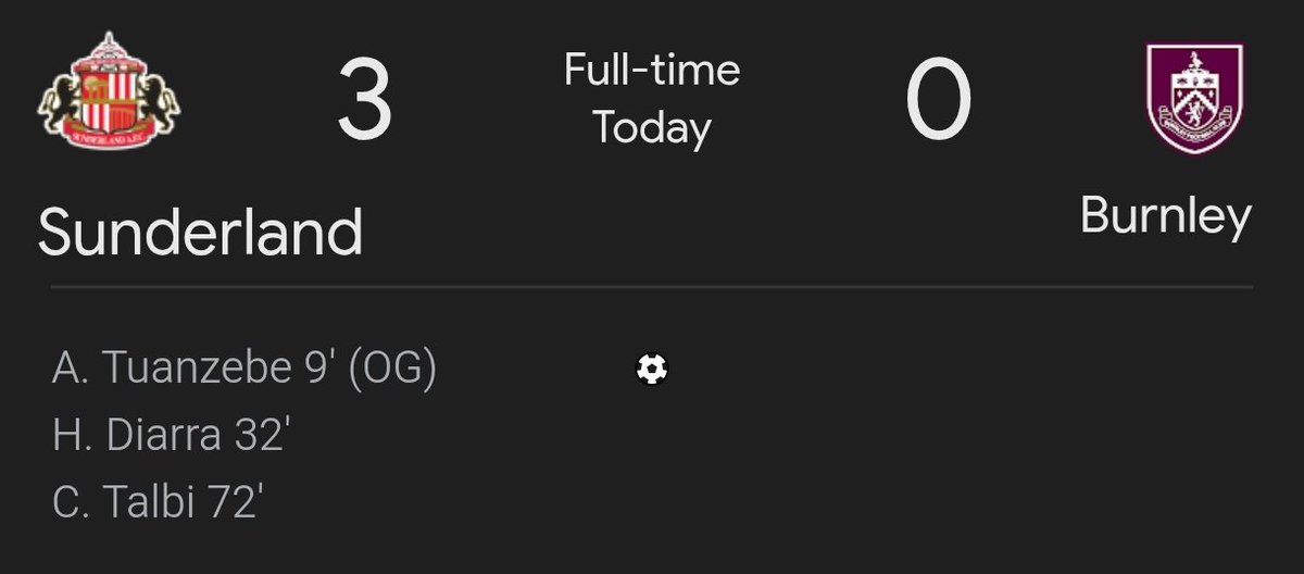 futballLab's tweet photo. It was a comfortable victory for @SunderlandAFC at the stadium of Light vs Burnley and the win moves them up to eighth in the table
#SUNBUR https://t.co/zdRQ3mCqS4