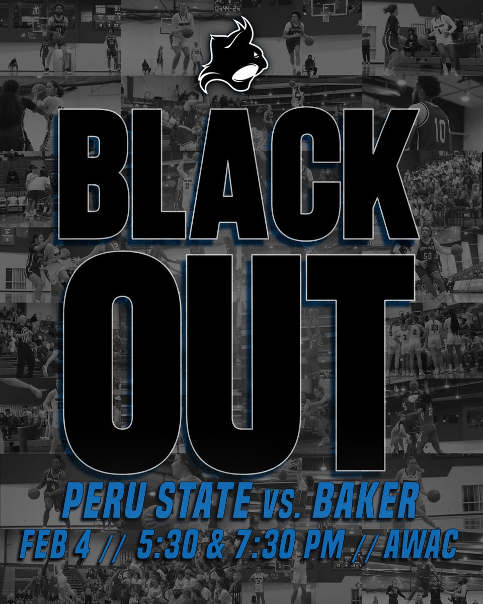 pscbobcats's tweet photo. ⬛BLACK OUT GAME⬛
Make sure to WEAR BLACK because the Bobcats are back in the AWAC!

The first 100 students will get a free black Defend the Den shirt!

#DefendtheDen https://t.co/OHuOHlv0Cf