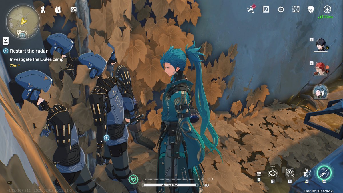 Why do I feel like I'm interrupting something here as these four soldiers just endlessly walk into a wall?

#WutheringWaves #jiyan