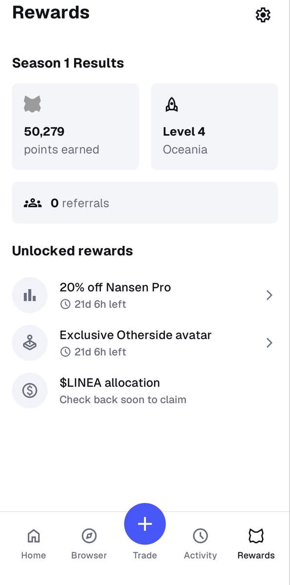 DefiApe1's tweet photo. Metamask airdrop panel seems to have updated. Linea drop soon TM. https://t.co/znu9nI5Typ