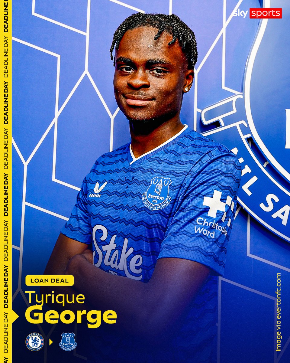 Everton have completed the loan signing Tyrique George from Chelsea with an option to make the move permanent this summer ✍️