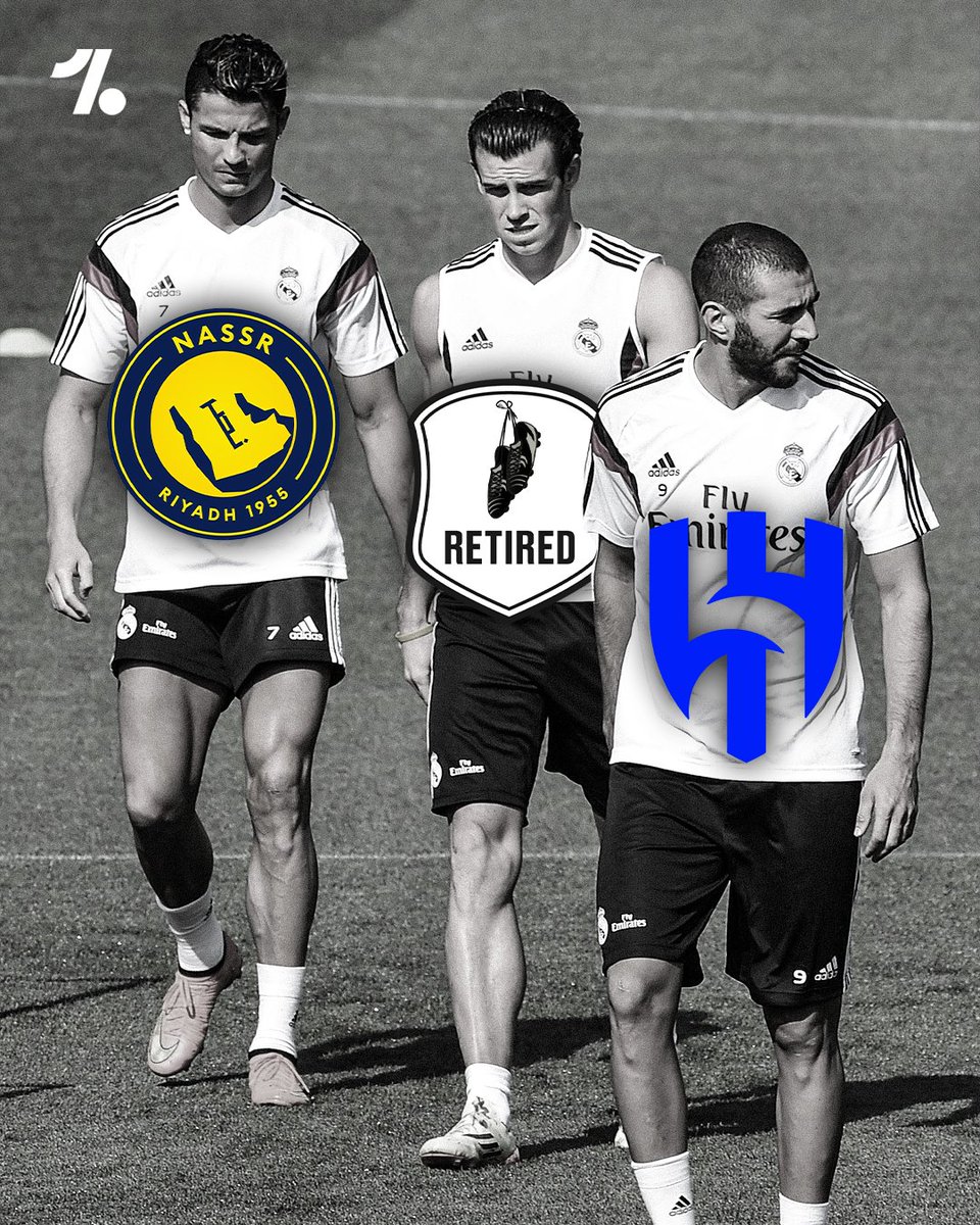 OneFootball's tweet photo. Bale, Benzema &amp; Cristiano: the BBC era is one of the most iconic trios world football has ever seen ✨😮‍💨 https://t.co/my4SDUBcFv