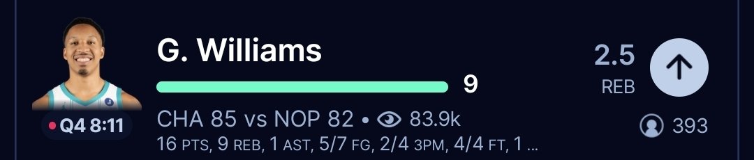 LosOctober's tweet image. G Been 💰 All Season On The Glass 
Damn I should've took him for at least 8 😔