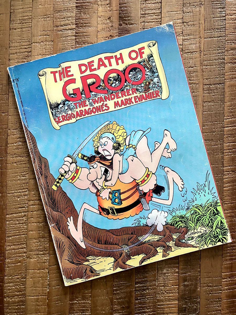 Picked this up today, while on a thrifting adventure!
What old school gamer doesn’t love a little Groo the Wanderer!
#groothewanderer #graphicnovel #nostalgia