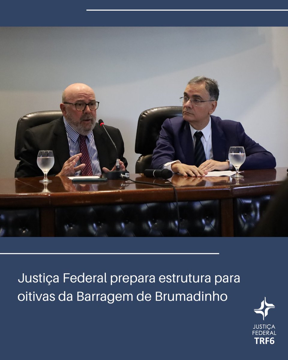 A Justiça Federal da 6ª Região se prepara para um dos maiores processos de sua história. A partir de 23 de fevereiro, terão início as audiências de instrução e julgamento dos réus envolvidos no rompimento da Barragem B1, ocorrido em Brumadinho.

Leia mais: portal.trf6.jus.br/justica-federa…
