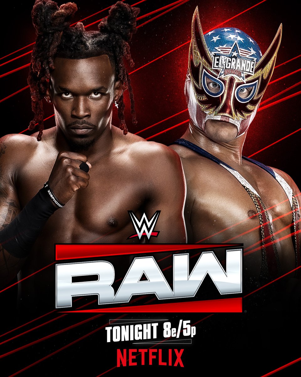 Teeki1978's tweet image. Die beiden #WWE Superstars Je'Von Evans und El Grande Americano treffen am 02. Februar 2026 bei #WWERaw in einem Singles Match aufeinander.  

Wird der "Original" El Grande Americano auftauchen?  

#WWE #TheYoungOG #LosAmericanos #AAA