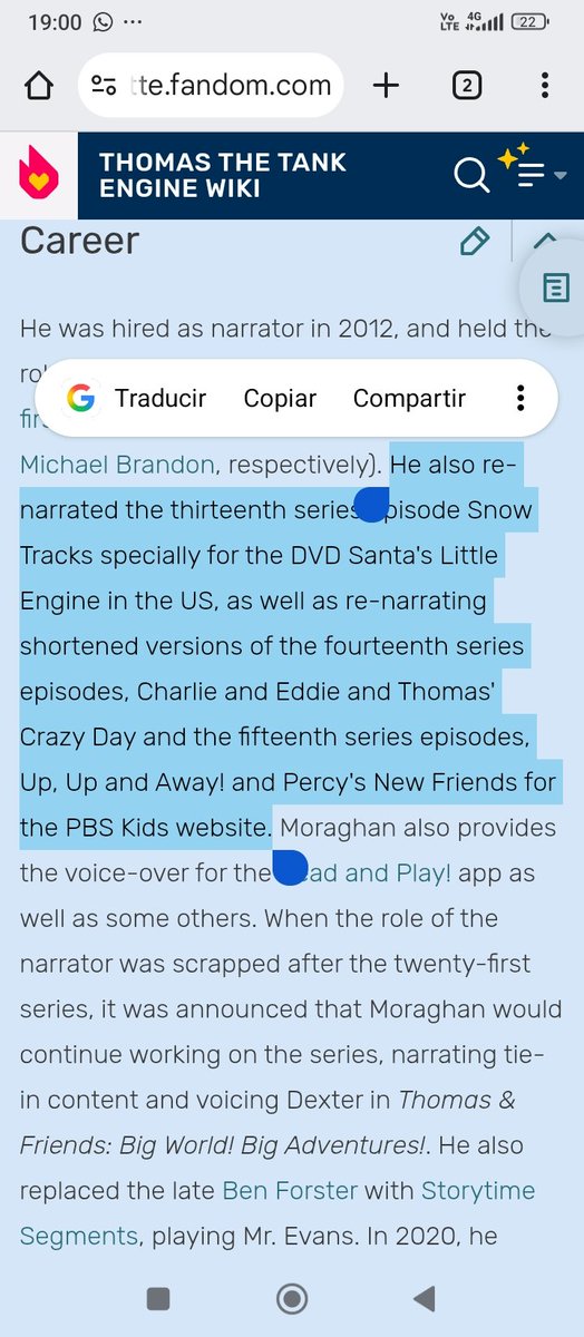 For those who don't know, Mark Moraghan not only narrated 1 episode of Series 13, but also 2 episodes of Seried 14 and 2 episodes of Series 15.