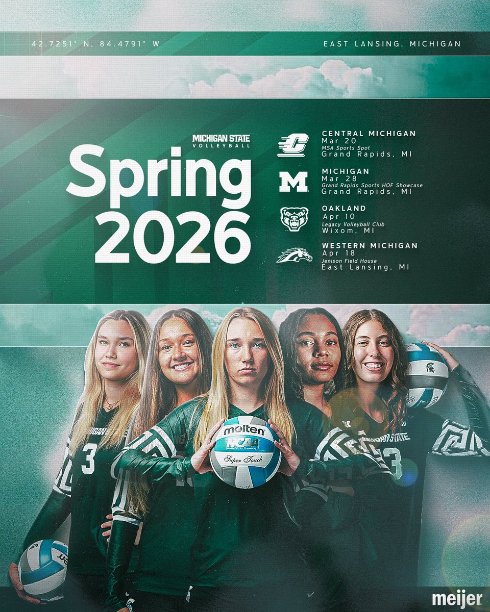 Michigan State Volleyball tweet media