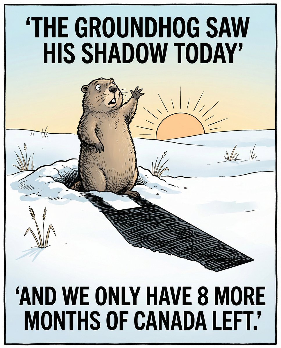 RiseOfAlberta's tweet image. Happy Groundhog Day, Alberta.

He saw his shadow.

8 more months of Canada.

#AlbertaIndependence