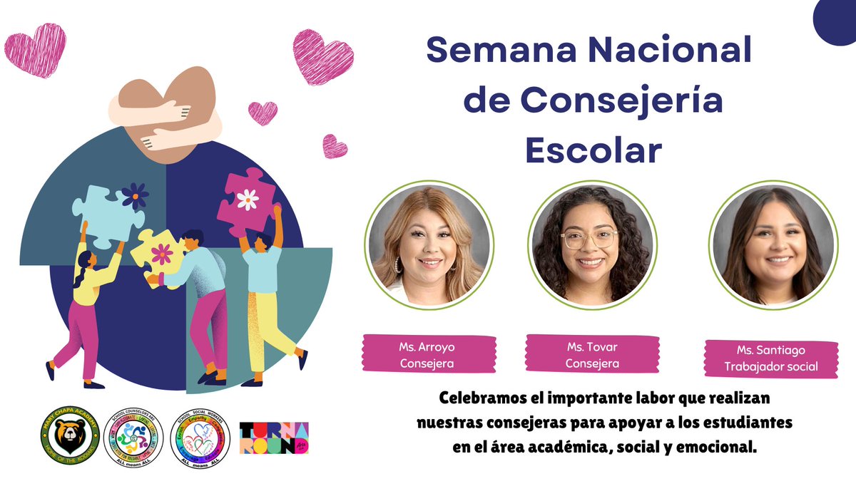 MCAKodiaks's tweet photo. 💚National School Counseling Week
Thank you to Ms. Arroyo and Ms. Tovar, Counselors, and Ms. Santiago, Social Worker, for supporting our students academically, socially, and emotionally every day. We appreciate all that you do!
#AllmeansAll #GUSD #GUSDProud#proudtobegusd https://t.co/yCnBs0uayb