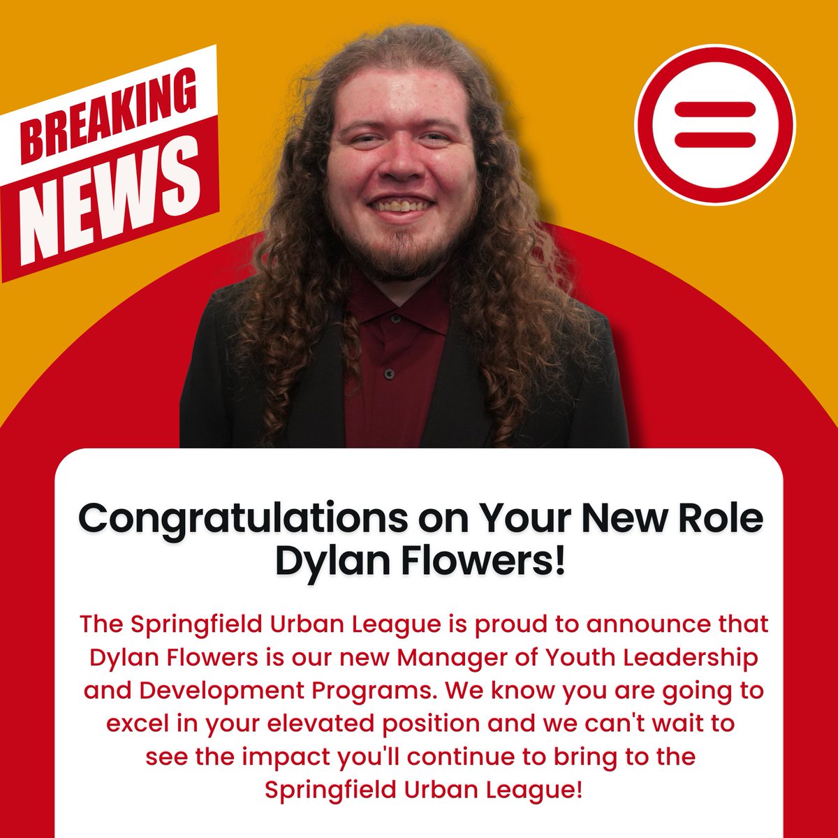 SpringfieldUL's tweet photo. Congrats to Dylan Flowers, our new Manager of Youth Leadership &amp; Development Programs! Dylan has served the Springfield Urban League for nearly 10 years, supporting scholars through countless learning experiences!

#SpringfieldUrbanLeague #YouthLeadership #ProjectReady https://t.co/3dDxzmj1sv