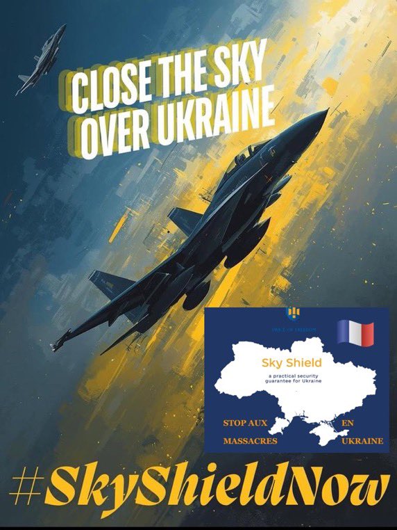 On parle de #skyshield depuis au moins septembre dernier. 

Depuis, des centaines de civils ont été blessés ou tués. 
Depuis, des dizaines de missiles et des centaines de drones ont tués des femmes et des enfants. 
Depuis, des infrastructures vitales ont été détruites, des