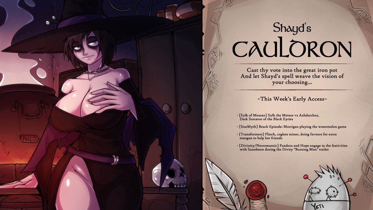 SexualYeti's tweet image. New early access polls: patreon.com/posts/shayds-c…