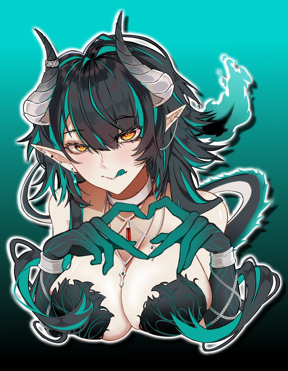 Wanted to share an alternate version that has some extra love for the month of February~🫶

(Also new profile Pic!)
🎨: #LyrisSama 

❍〈 #AshiraArts | #Vtuber | #NewProfilePic  〉❍
