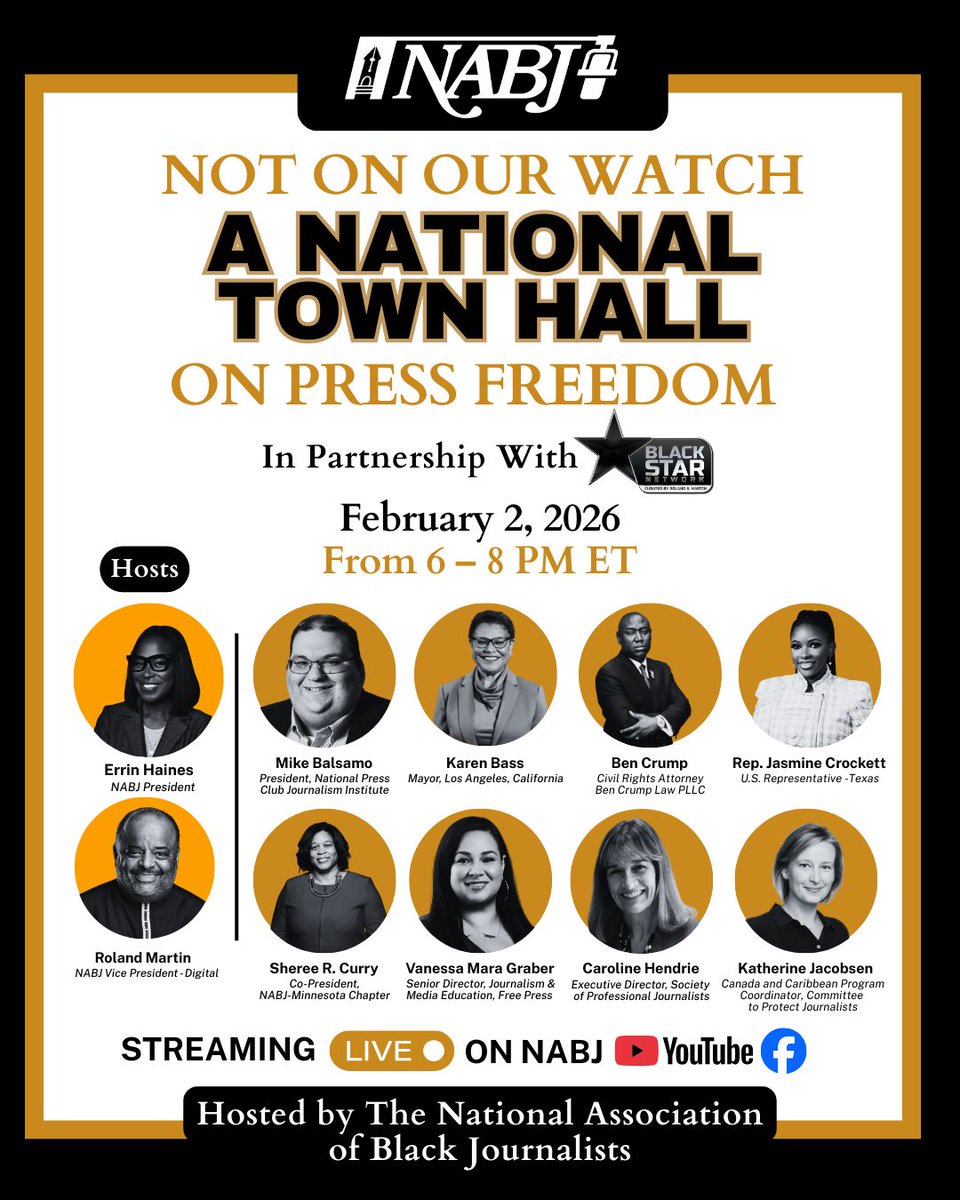 #NABJ Headquarters ✊🏾🖊️🎙️💻 📷 🎥 📝 🔈 tweet media