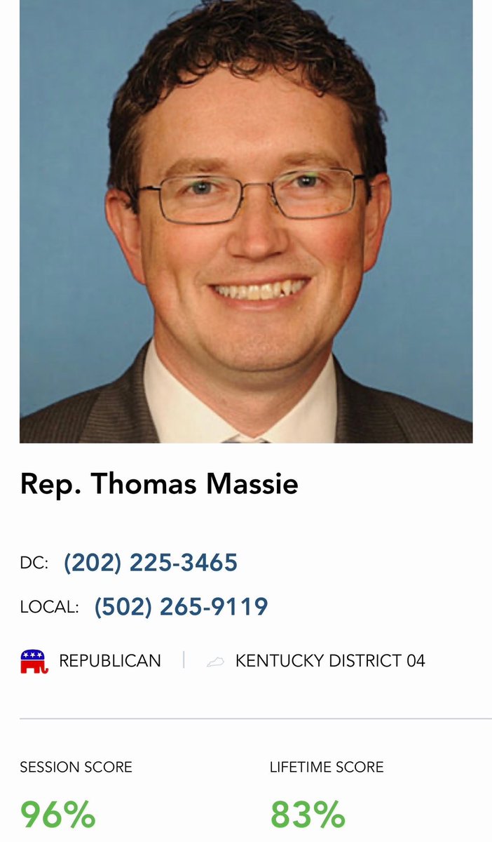 realmflynnJR's tweet image. I’m genuinely curious to hear from everyone on this…

Why does @POTUS hate @RepThomasMassie when Massie has one of (if not the best) conservative voting records in Congress?
