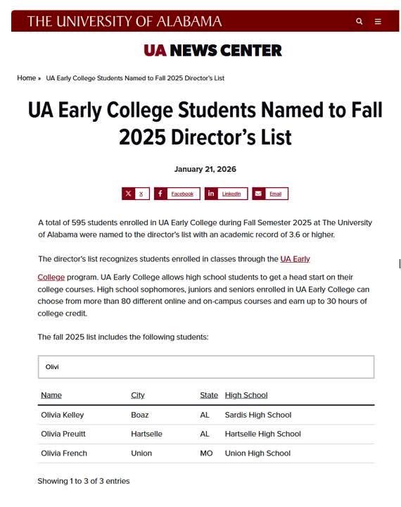 Oh yeah I did that!!  #UniversityofAlabamaearlycollege